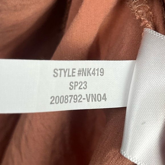 Madewell Layton viscose blend strappy cross back side zip slip dress, size 2. - Picture 11 of 11